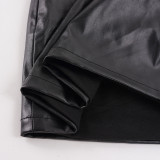 Sexy Dark Gothic Punk Style Low Rise Cutout Bodycon Mini Skirt