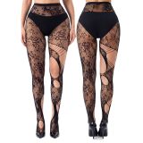 Sexy Fishnet Tights Hollow Out Jacquard Pattern Stockings