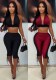 Women's Halter Neck Strapless Ruched Top and Capri Pant Two Piece Set
