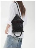 Rivet Shoulder Bag Crossbody House Shape Bag