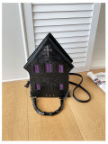 Rivet Shoulder Bag Crossbody House Shape Bag