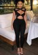 Women's Solid Cutout Jumpsuit