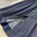 Fall Women’s Denim Shirt Dress Career Wear