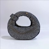 Women's Full Rhinestone One Shoulder Handbag Mini Bag