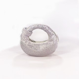 Women's Full Rhinestone One Shoulder Handbag Mini Bag