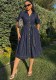 Fall Women’s Denim Shirt Dress Career Wear