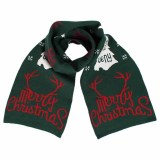 Autumn Winter Christmas Knit Hat Neck Warmer Glove Three-Piece Set