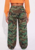 Women Casual Wide Leg Denim Long Pants