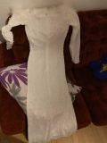Women's Elegant Beaded Feather Dress