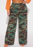 Women Casual Wide Leg Denim Long Pants