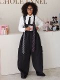 Women Pocket Casual Overall Jumpsuit