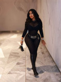 Women Sexy See Through Stocking Bodysuit Lingerie