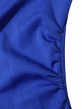 Women Fall Winter Long Sleeve Elegant Ruched Dress