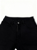 Women Stretchy Solid Denim Long Pants