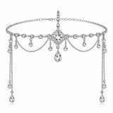 Women's Rhinestone Tassel Hair Chain