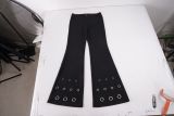Women's Y2K Metallic Low Rise Slim Fit Flared Pants