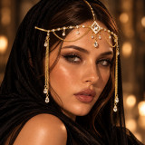 Women's Rhinestone Tassel Hair Chain