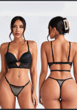 Women's Lace Push Up Bra and Panty Lingerie Set