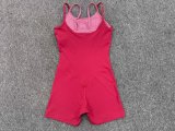 Women's Printed Colorblock Striped Slim Waist Fitted Yoga Jumpsuit