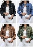 Women Long Sleeve Denim Jacket
