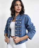 Women Long Sleeve Denim Jacket
