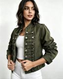 Women Long Sleeve Denim Jacket