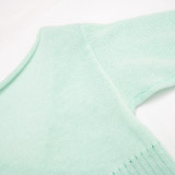 Women Fall Winter Sexy V-Neck Bow Top
