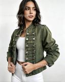 Women Long Sleeve Denim Jacket