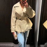 Women Fall Long Sleeve Coat