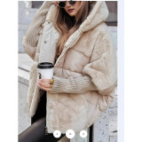 Women Fall Winter Women Patchwork Padded Coat