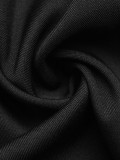 Women Fall Winter Tie Patchwork Ruffle Long Sleeve Boat Neck Shirt