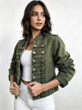 Women Long Sleeve Denim Jacket