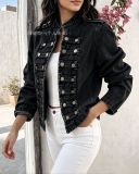 Women Long Sleeve Denim Jacket
