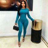 Casual Stretch Slim Fit Sports Jumpsuit