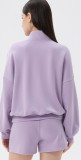 Fall Winter Women's Casual Loose Modal Stand Collar Sports Top for Running and Fitness