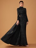 Women's Elegant Satin Wedding Gown