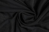 Women's Solid Color Low Back Strapless Mesh Bodycon Maxi Dress
