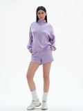 Fall Winter Women's Casual Loose Modal Stand Collar Sports Top for Running and Fitness