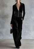 Women's Casual Slim Fit Long Sleeve Pants Jumpsuit