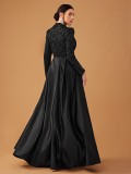 Women's Elegant Satin Wedding Gown