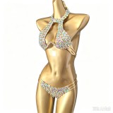 Rhinestone Bikini with Diamond Embellishments