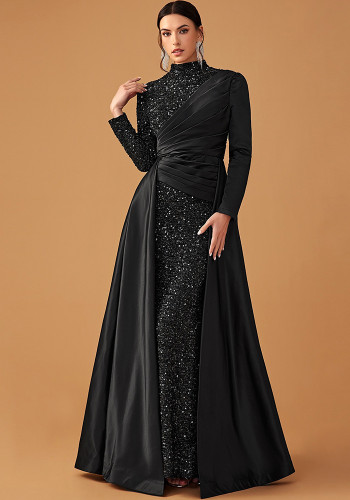 Women's Elegant Satin Wedding Gown