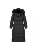 Women Winter Belted Hooded Padded Coat