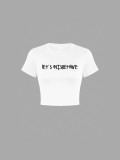 Women Print Short Sleeve T-Shirt Top