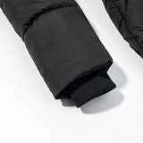 Women Winter Belted Hooded Padded Coat
