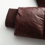 Women Winter Stand Collar Zip Padded Coat