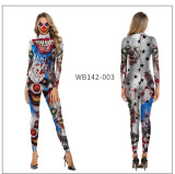 Wholesale Women 3D Style Halloween Cosplay Costumes Jumpsuit Bodysuit