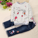 Lovely Cute Girl Two Piece Set