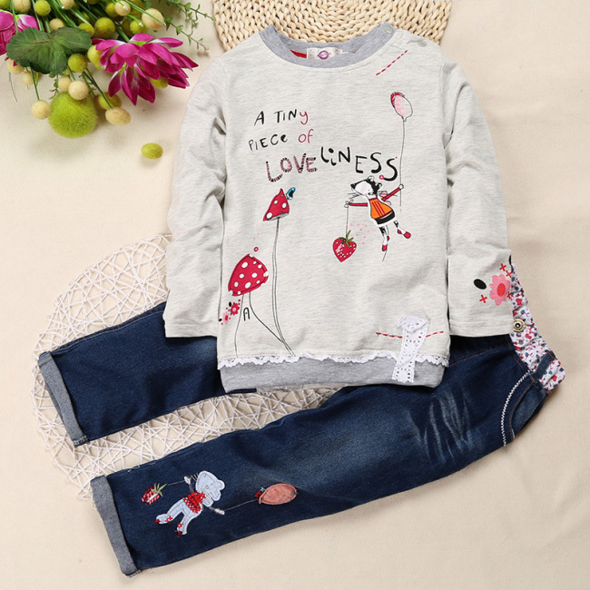 Lovely Cute Girl Two Piece Set