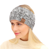 Funky Junque Cable Knit Fuzzy Lined Head Wrap Headband Ear Warmer